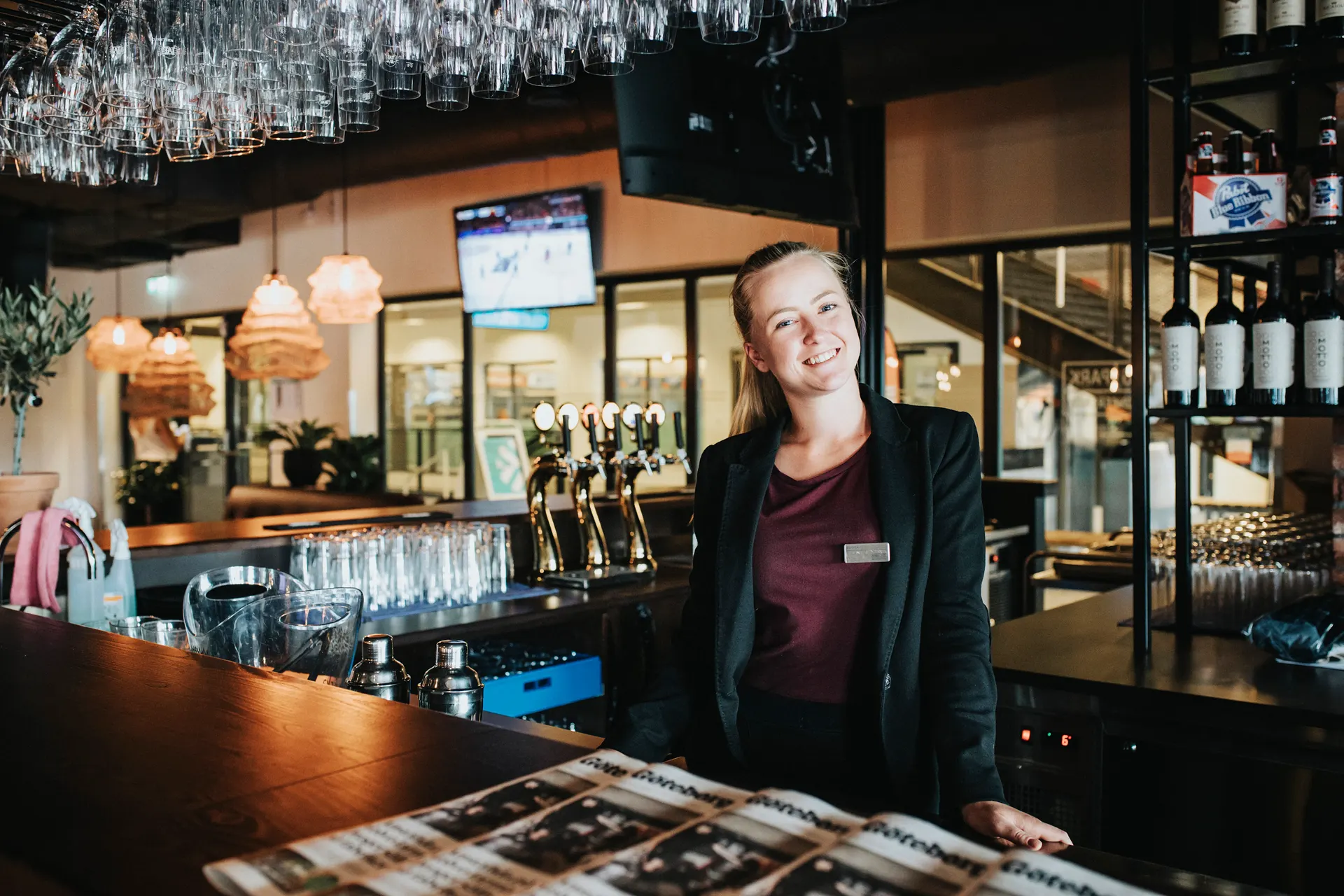 After work-miljö på restaurang Glenn vid Kviberg Park Hotel Göteborg